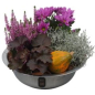 Preview: bepflanzte Blechschale  grau