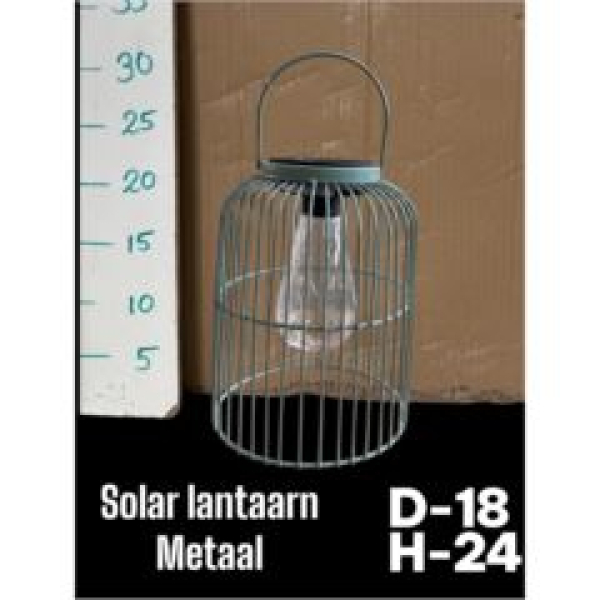 Solarleuchte silber