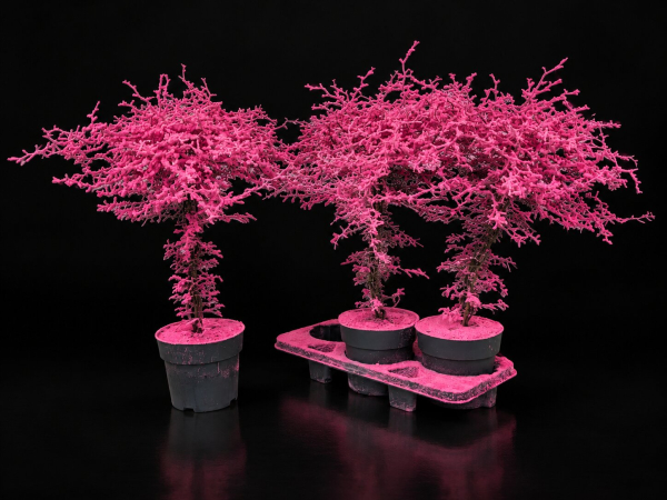 Corokia gefärbt XXL Pink + Glitter