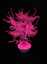 Corokia Schale gefärbt pink + Glitter